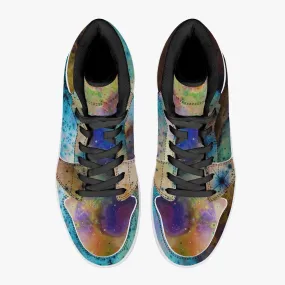 Acquiesce Nightshade Psychedelic Split-Style High-Top Sneakers