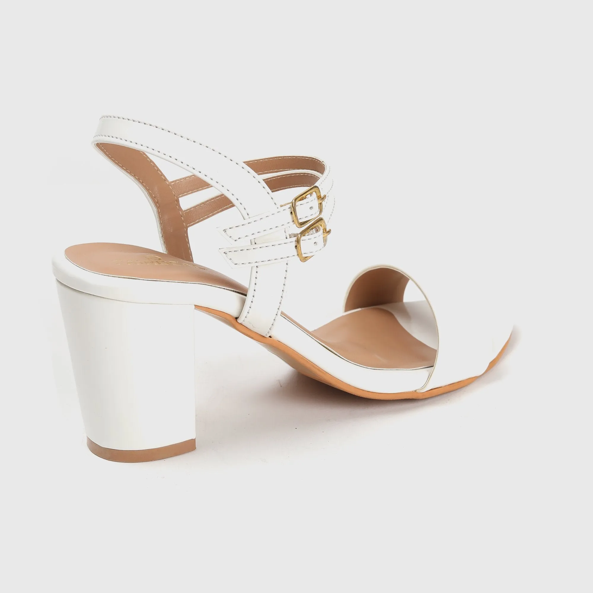 Ankle Strap Patent Block Heel Sandals
