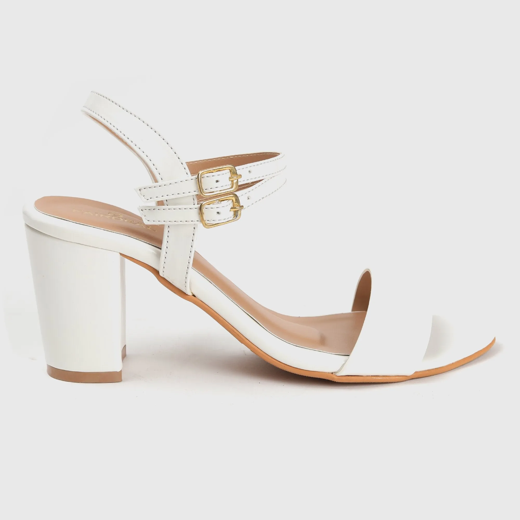 Ankle Strap Patent Block Heel Sandals