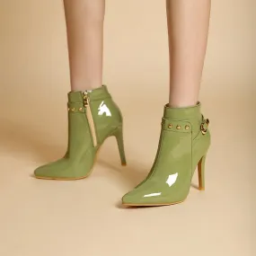 AVA QUINN GENUINE LEATHER STILETTOS