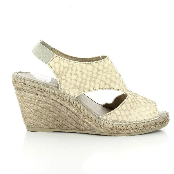 Calzanor 1528 Natural Slingback Espadrilles