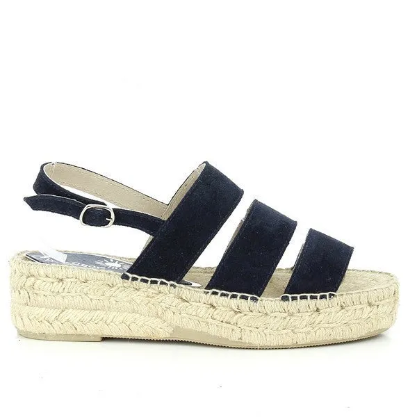 Calzanor 2044 Navy Slingback Espadrilles