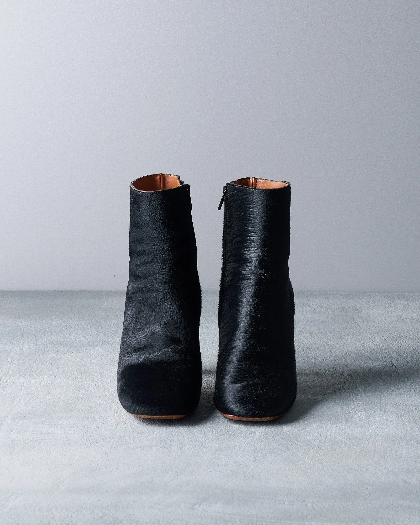 Celine 2010 Bam Bam pony hair ankle boot