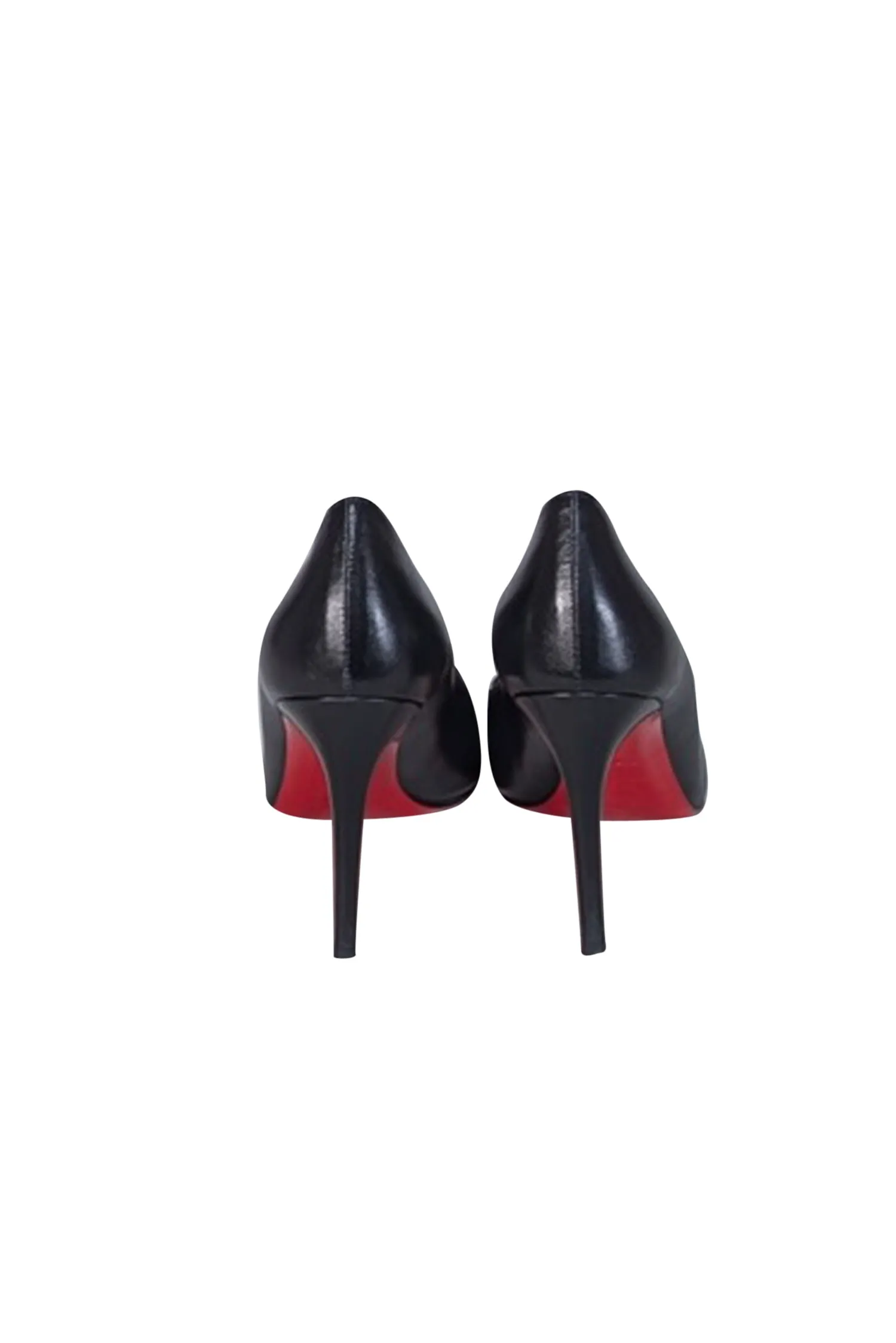 Christian Louboutin - Black Rounded Toe "Simple Pump 85" Sz 8.5