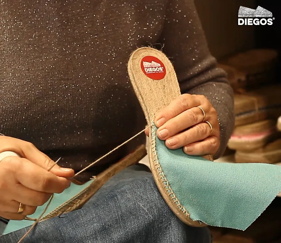Cyan espadrilles