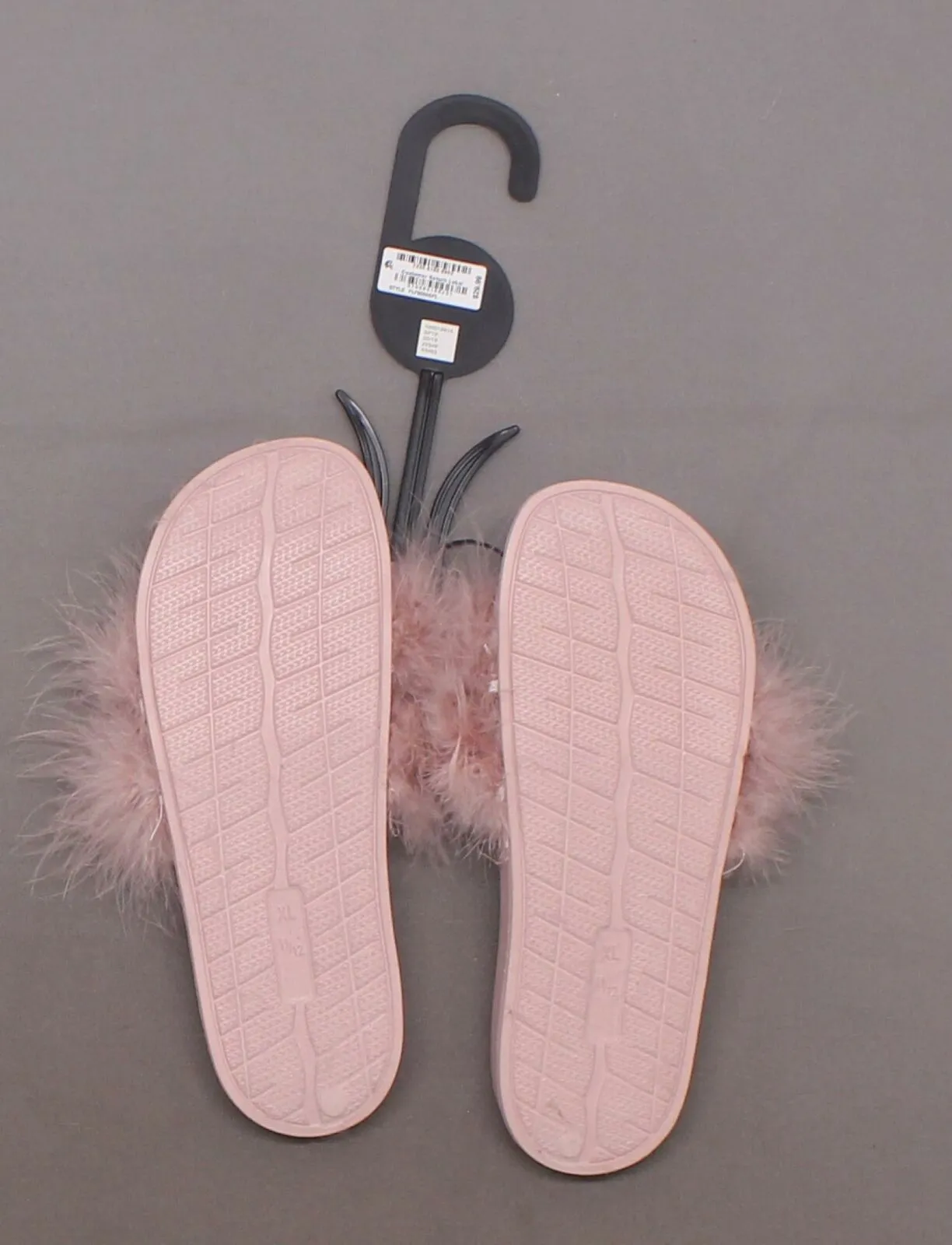 INC International Concepts Women's Faux-Marabou Slide Slippers
