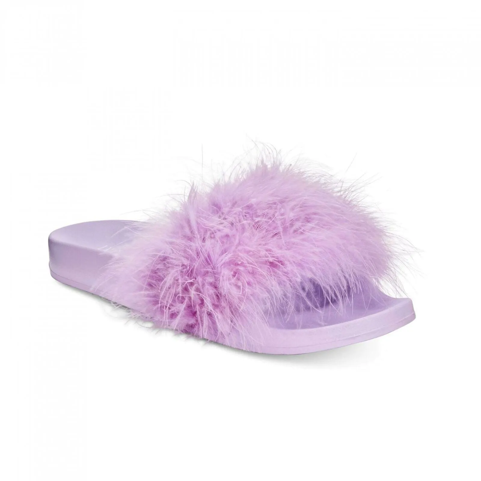 INC International Concepts Women's Faux-Marabou Slide Slippers