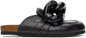 JW Anderson Black Chain Loafers
