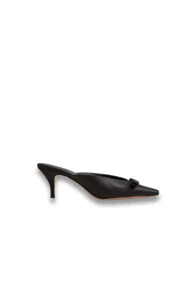 Leona Mule Heels in Satin