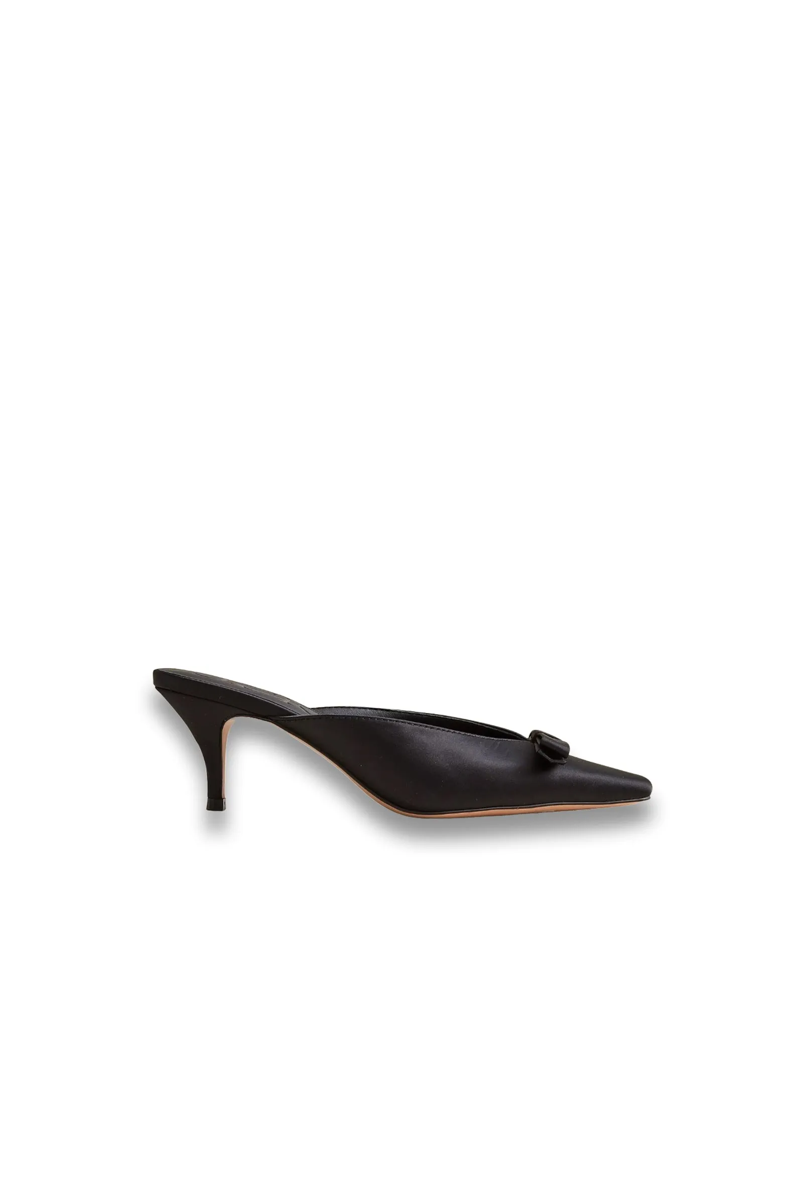Leona Mule Heels in Satin