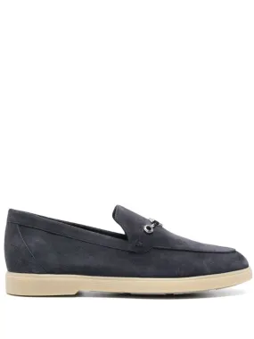 logo-plaque loafers