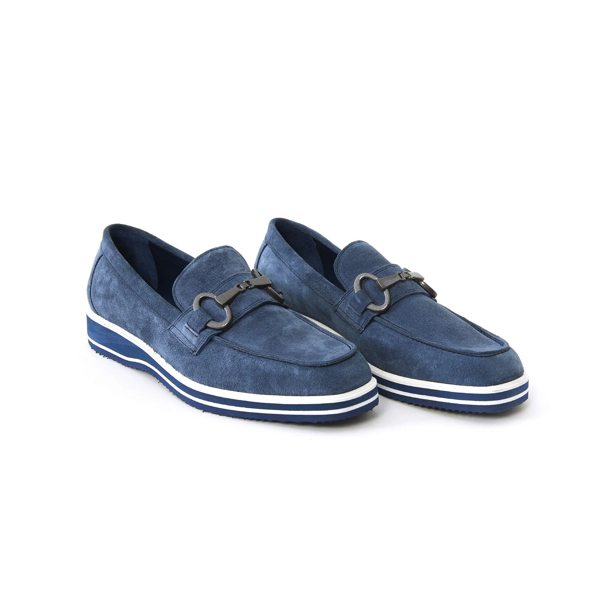 Men's Suede Calf Leather Handmade Loafer M9005
