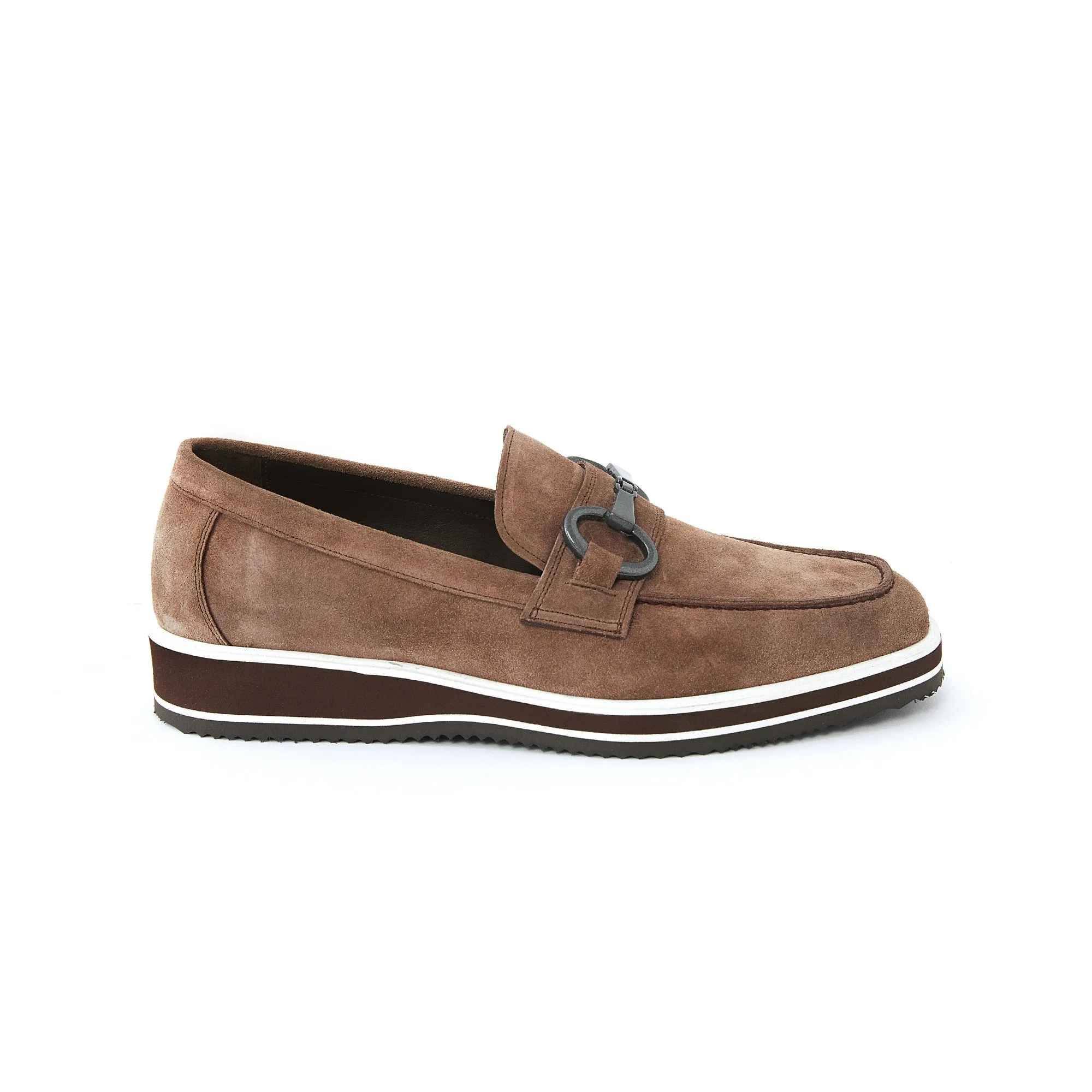 Men's Suede Calf Leather Handmade Loafer M9005