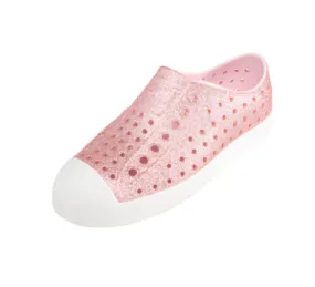 Native Jefferson Milk Pink Bling Junior (Kids sizes 1 to 6)