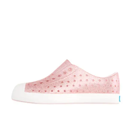 Native Jefferson Milk Pink Bling Junior (Kids sizes 1 to 6)
