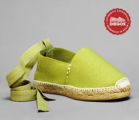 Pistachio espadrilles