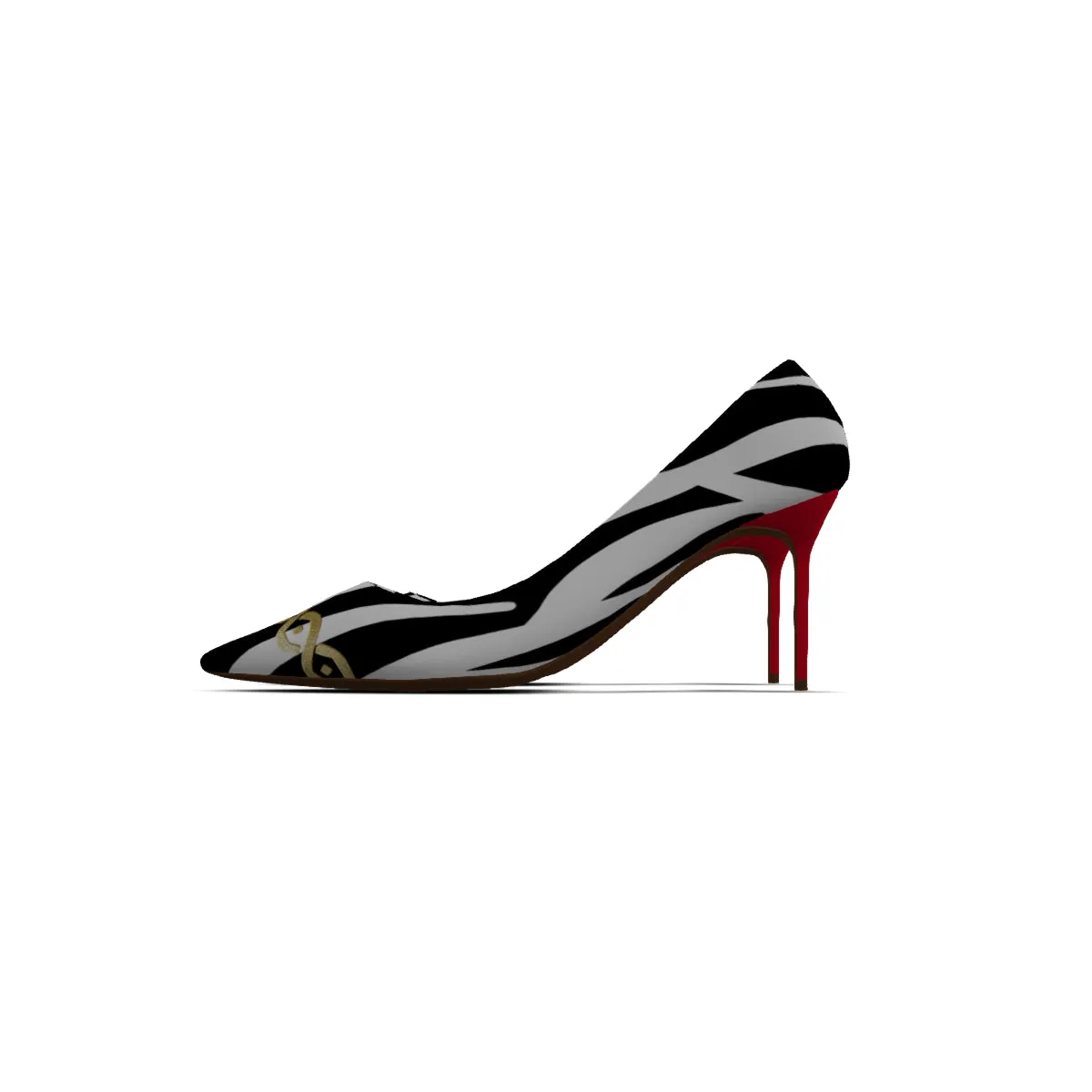 Polished Punteggiata Ze-Re Hand Painted Women's High-heeled Shoes | 4Inch Heel