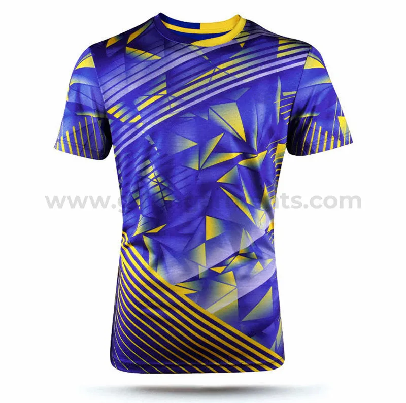 Quick Dry Sports Sublimation Printing Marathon Running Custom Design T shirt