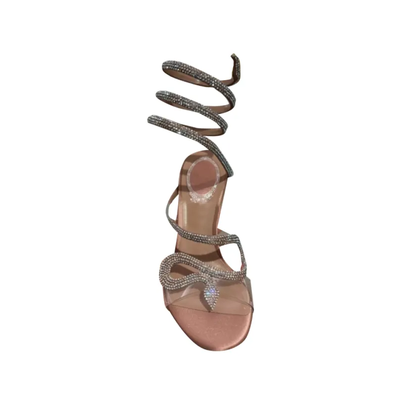 REIVE Diamante High Heel Sandals