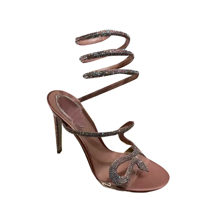 REIVE Diamante High Heel Sandals
