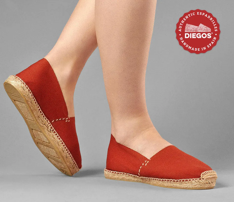 Terracotta espadrilles