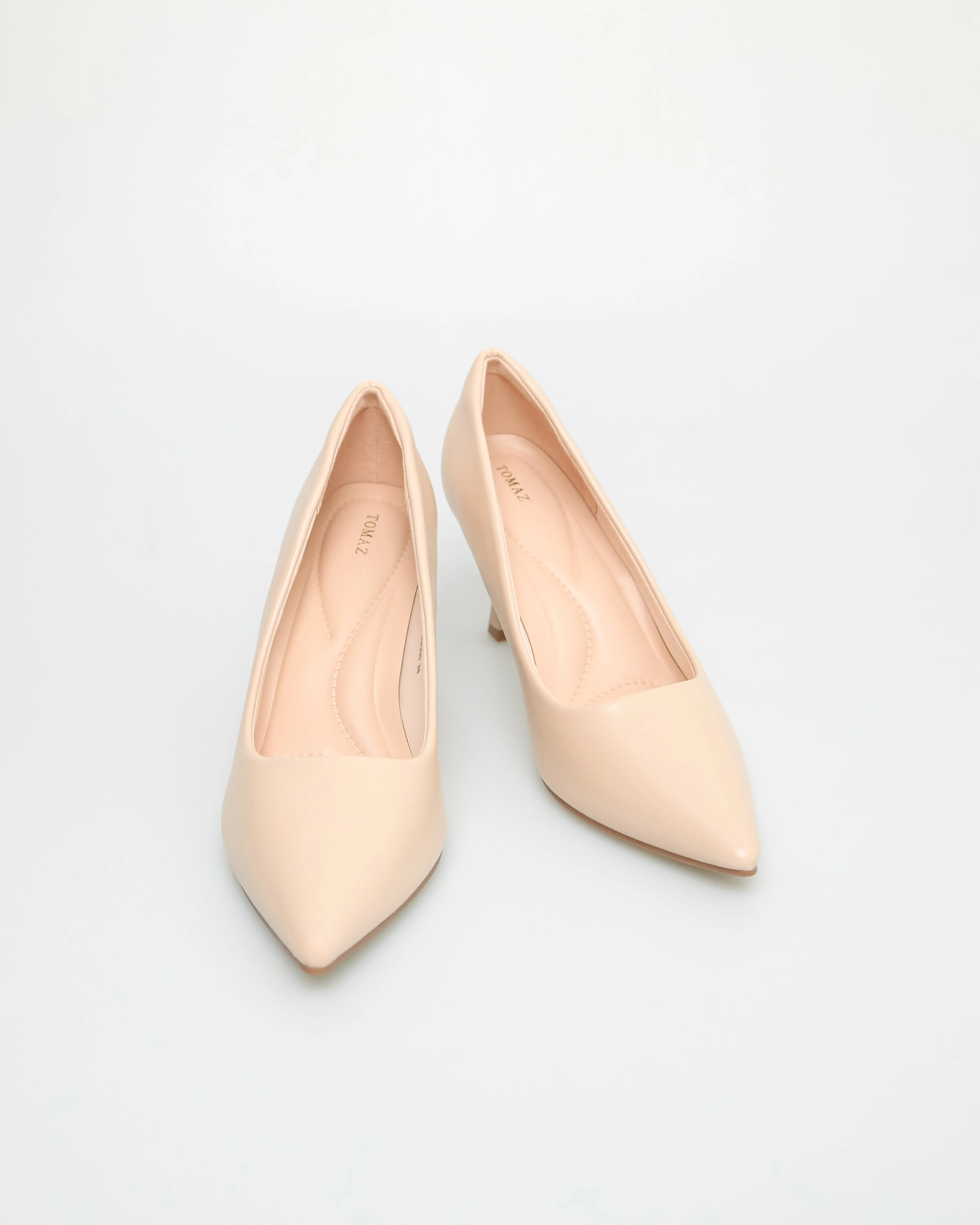 Tomaz NN306 Ladies Pointed Spool Heels