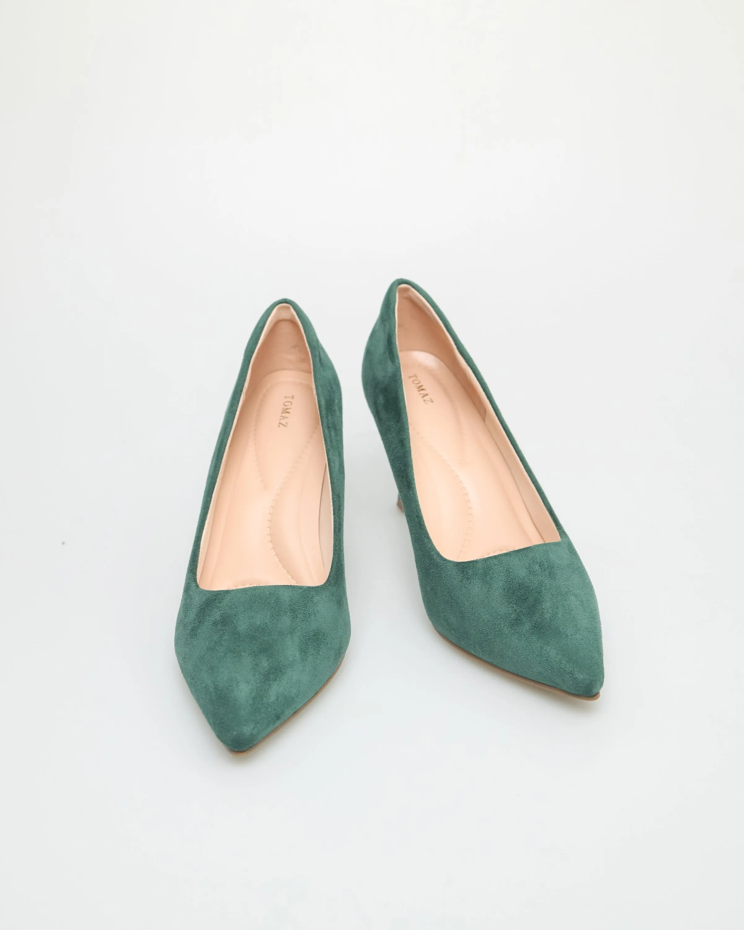Tomaz NN306 Ladies Pointed Spool Heels