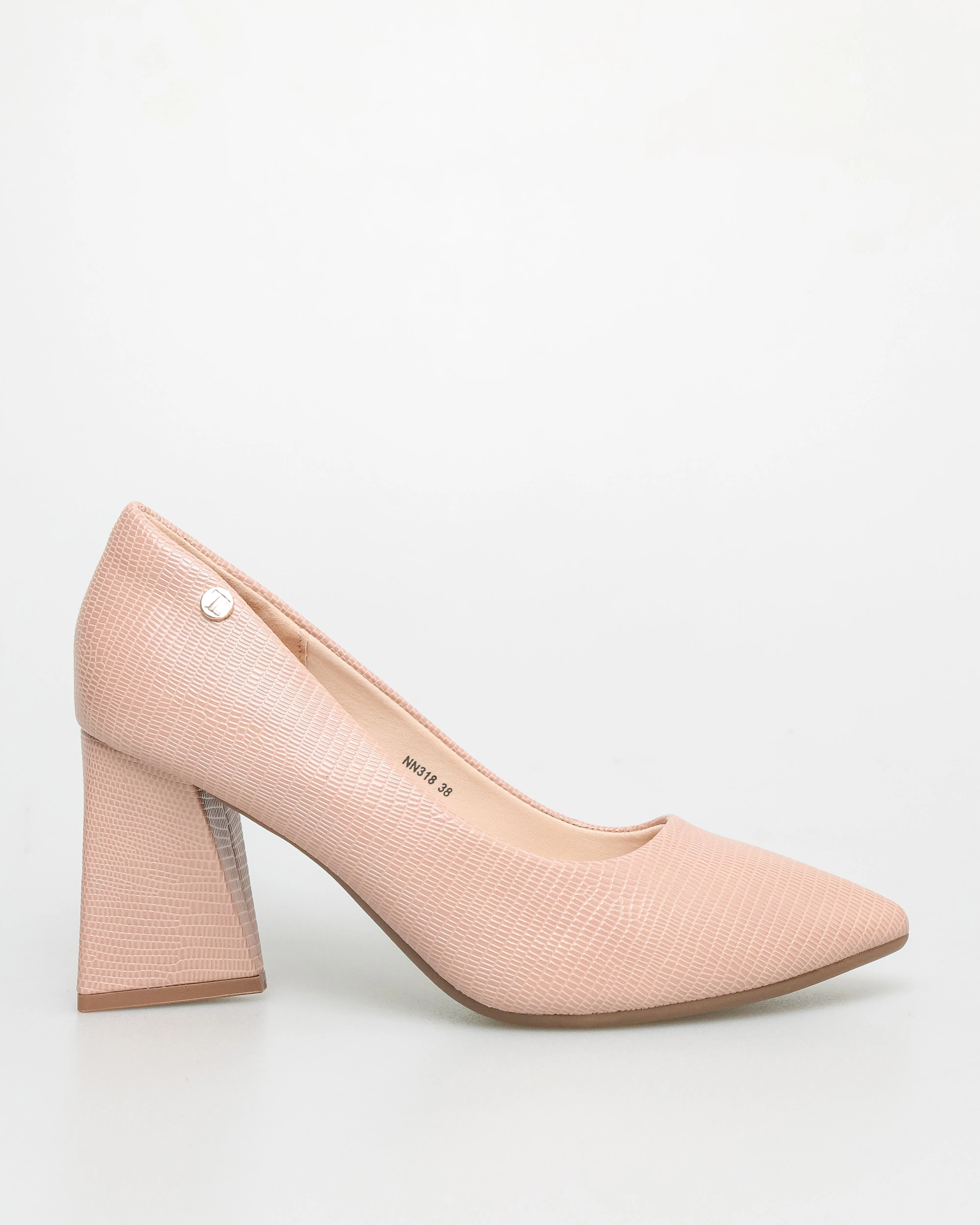 Tomaz NN318 Ladies Matte Block Heels
