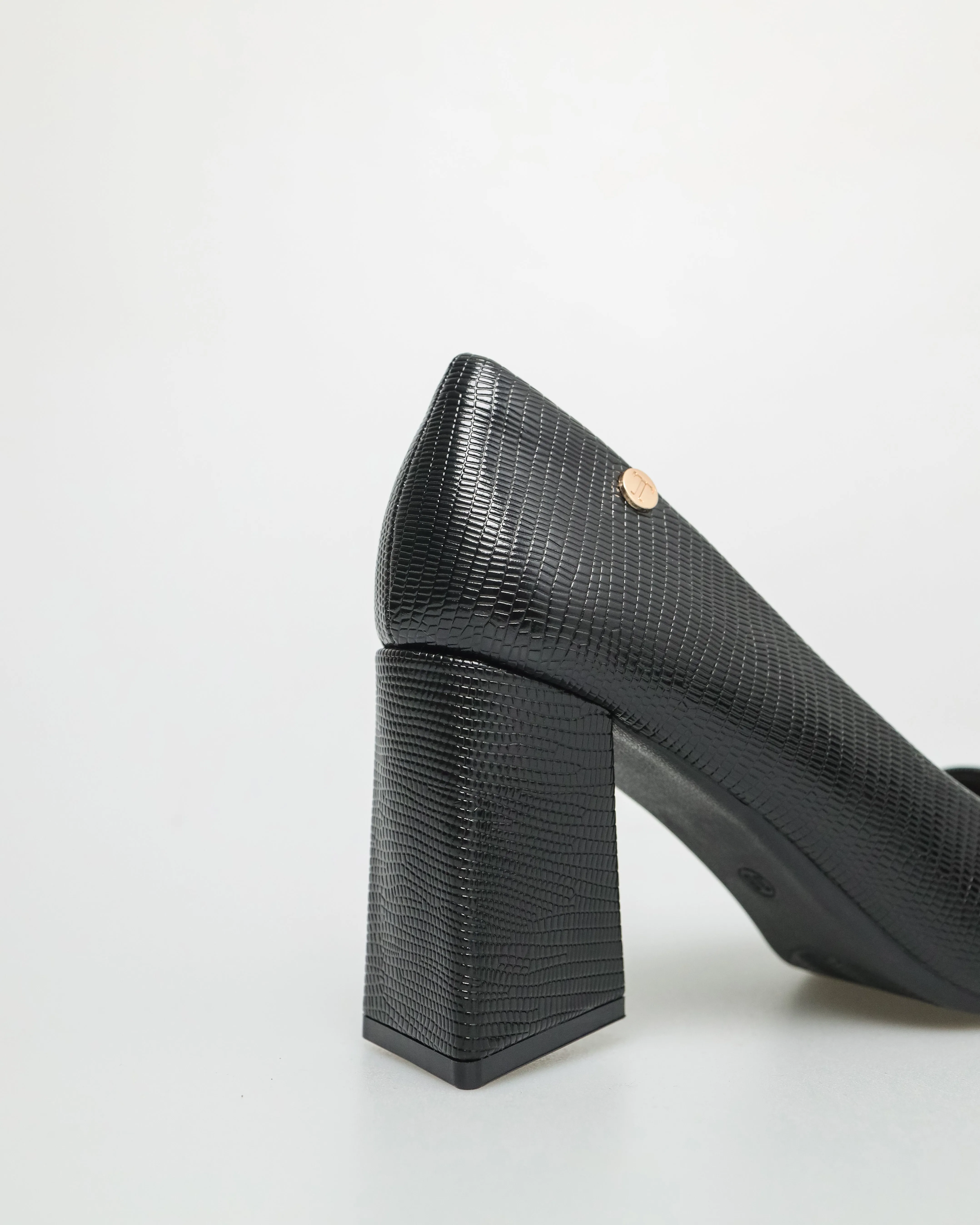 Tomaz NN318 Ladies Matte Block Heels