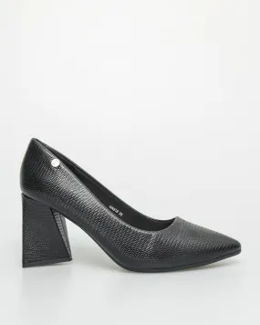 Tomaz NN318 Ladies Matte Block Heels