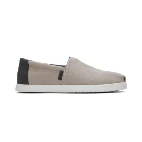 TOMS Espadrille Alpargata Forward Men - Pebble Grey Canvas
