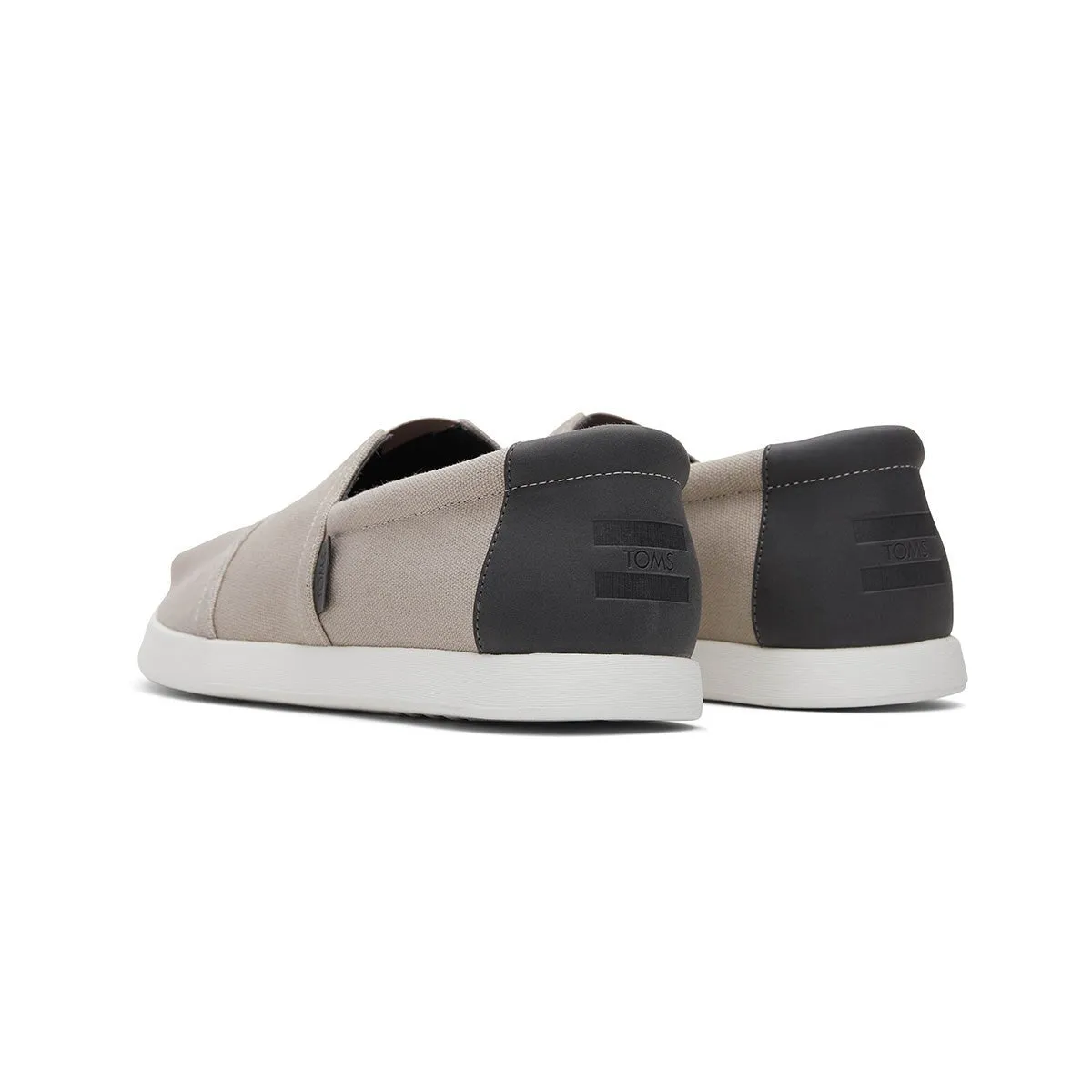 TOMS Espadrille Alpargata Forward Men - Pebble Grey Canvas