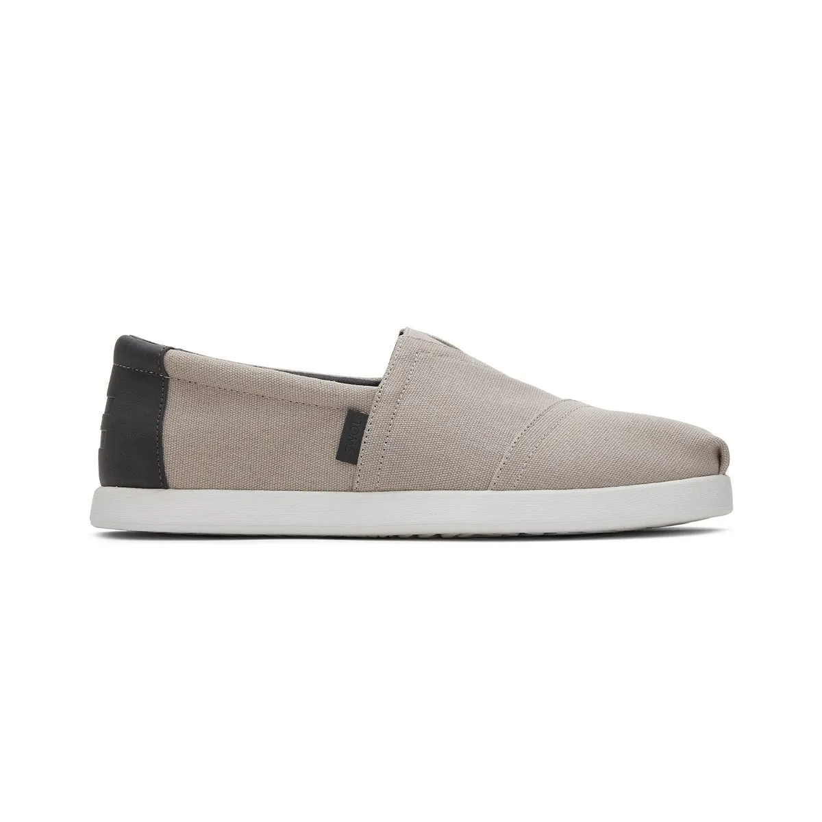 TOMS Espadrille Alpargata Forward Men - Pebble Grey Canvas