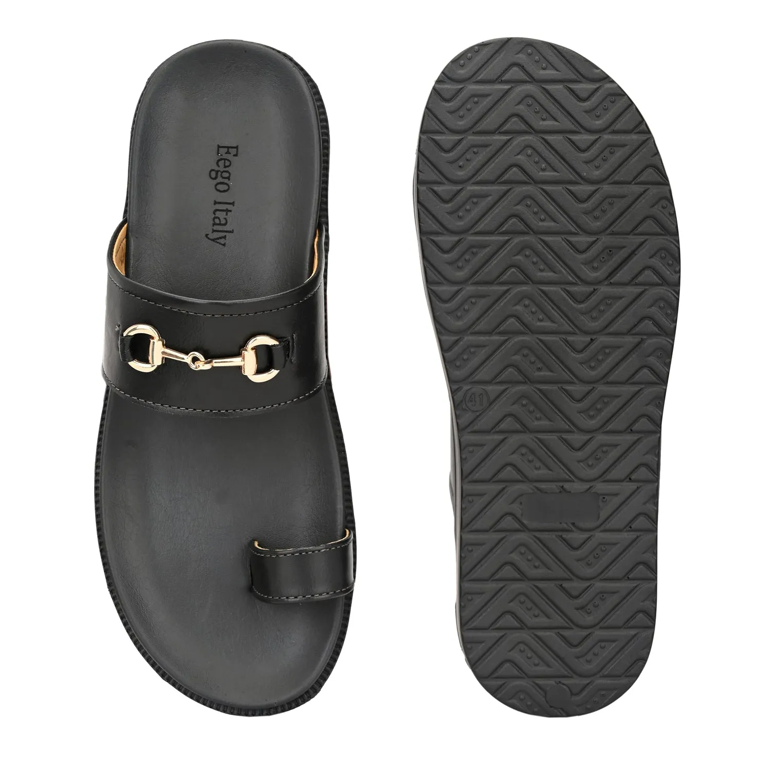 Walk With Pride Light Weight Padded Ethnic / Casual / Party Slippers