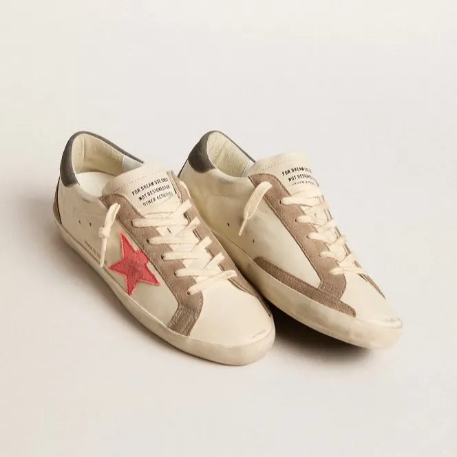 Women's Super-Star LTD With Pink Gabardine Star And Gray Suede Heel Tab